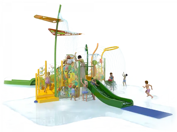 PLAYNUK - STRUCTURE n°4 - Splashpad VORTEX