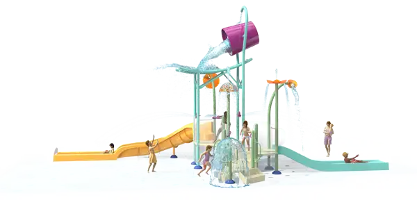 STRUCTURE ELEVATION - jeux et toboggans aquatiques VORTEX