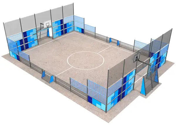 CITY STADE / TERRAIN MULTISPORTS - 2076x1420cm BUGLO PLAY
