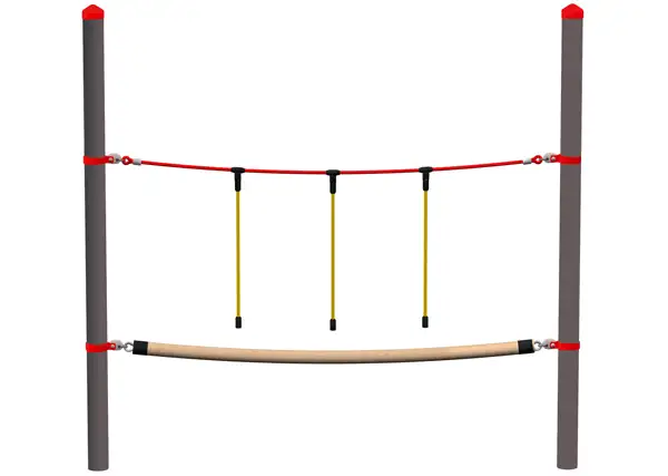 CORDE D’EQUILIBRE pour poteaux acier - PARCOURS VARIO HUCK OCCITANIA