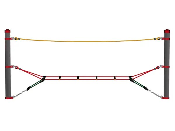 ECHELLE DE PERROQUET pour poteaux acier - PARCOURS HAIGER HUCK OCCITANIA