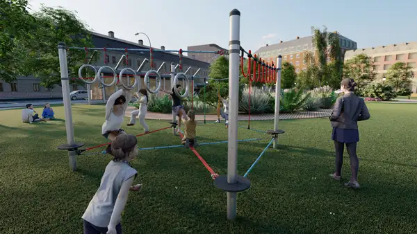 KOMBINIERTE SLACKLINE HUCK OCCITANIA