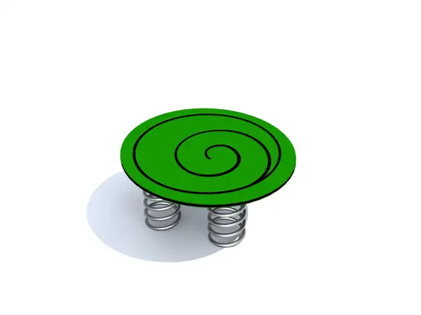 PLATEFORME SUR RESSORT SALTI 2 - acier inoxydable INTER-PLAY