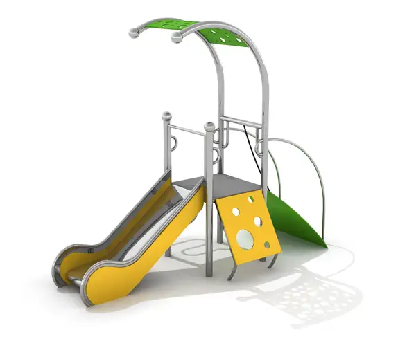 STRUCTURE DE JEUX DOMETO 1-2 - acier inoxydable INTER-PLAY