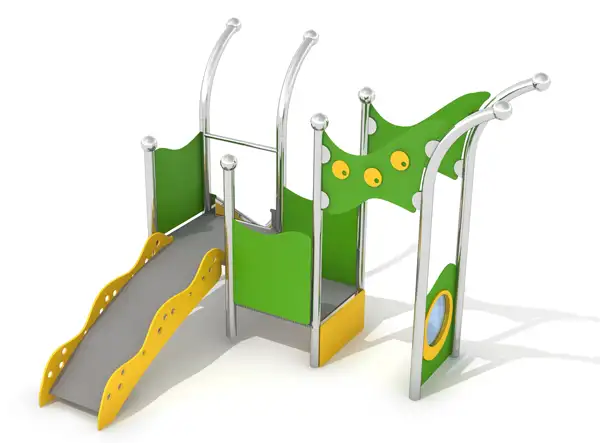 STRUCTURE DE JEUX INFANO 6 - acier inoxydable INTER-PLAY