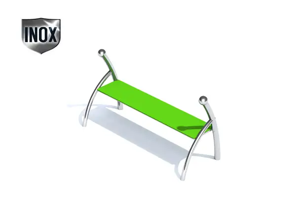 BANQUETTE SEGO 1 - acier inoxydable INTER-PLAY