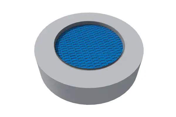 TRAMPOLINE ROND RADO 140 - installation sol souple coulé INTER-PLAY