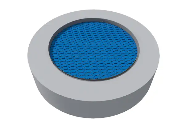 TRAMPOLINE ROND RADO 160 - installation sol souple coulé INTER-PLAY