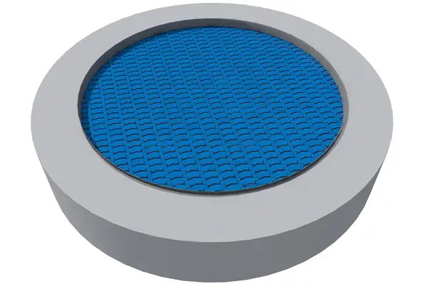 TRAMPOLINE ROND RADO 200 - installation sol souple coulé INTER-PLAY
