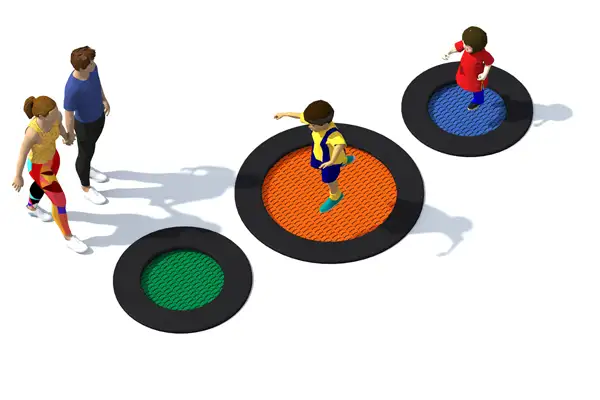 ENSEMBLE DE TRAMPOLINES TUTO 1 INTER-PLAY