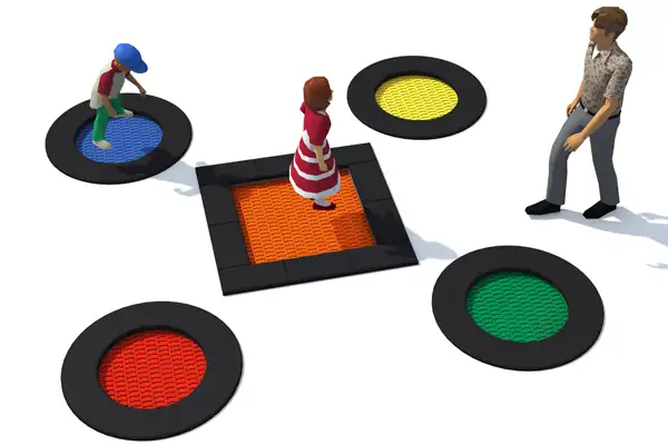 ENSEMBLE DE TRAMPOLINES TUTO 4 INTER-PLAY