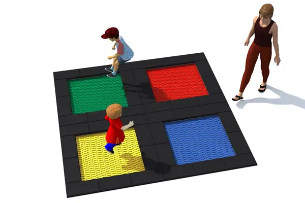 ENSEMBLE DE TRAMPOLINES TUTO 6 INTER-PLAY