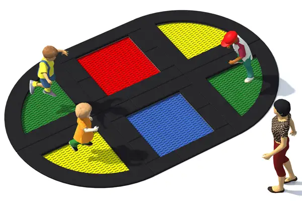 ENSEMBLE DE TRAMPOLINES TUTO 11 INTER-PLAY