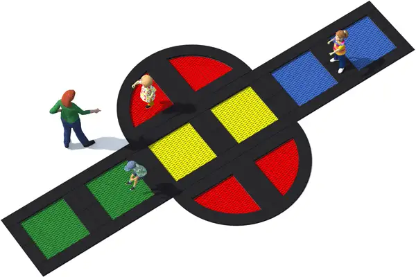 ENSEMBLE DE TRAMPOLINES TUTO 21 INTER-PLAY
