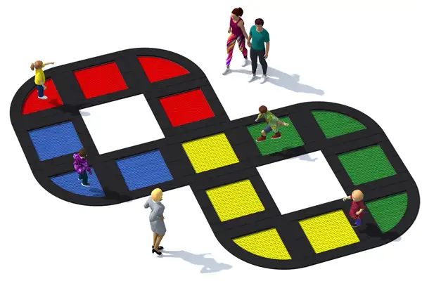 ENSEMBLE DE TRAMPOLINES TUTO 23 INTER-PLAY