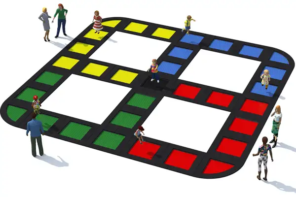 ENSEMBLE DE TRAMPOLINES TUTO 27 INTER-PLAY