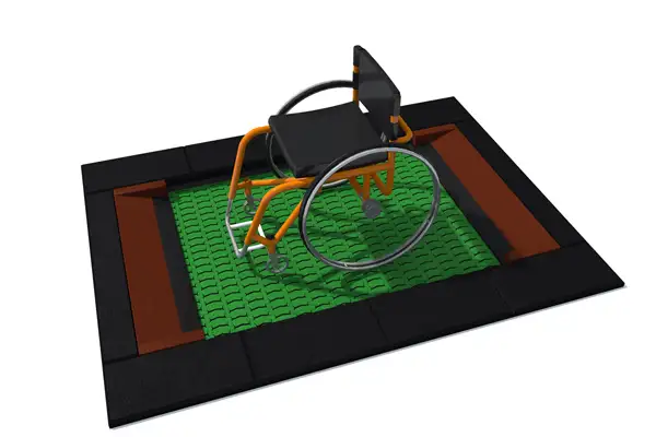 TRAMPOLINE RECTANGULAIRE ORTA-I - 150x200cm INTER-PLAY