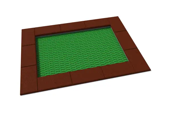 TRAMPOLINE RECTANGULAIRE ORTA - 150x200cm INTER-PLAY
