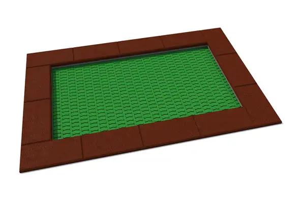 TRAMPOLINE RECTANGULAIRE ORTA - 150x225cm INTER-PLAY