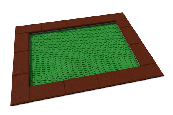 TRAMPOLINE RECTANGULAIRE ORTA - 175x225cm INTER-PLAY