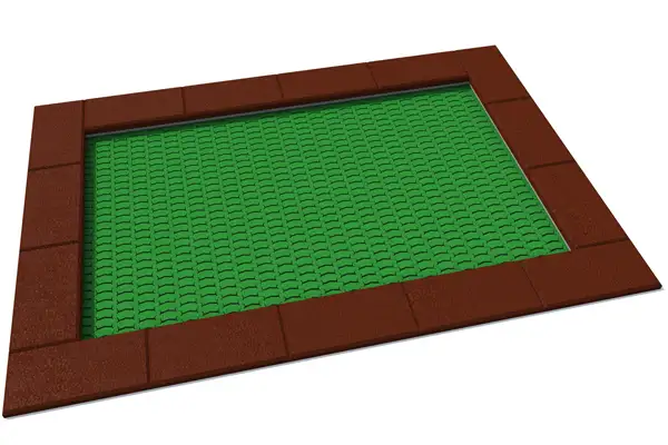 TRAMPOLINE RECTANGULAIRE ORTA - 175x250cm INTER-PLAY