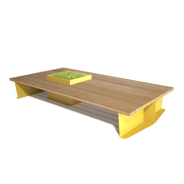 BANQUETTE LARGE HEGOA - avec jardinière JOMA URBAN