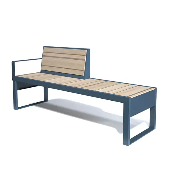 BANC TINKO - 1 demi-dossier + 1 accoudoir JOMA URBAN