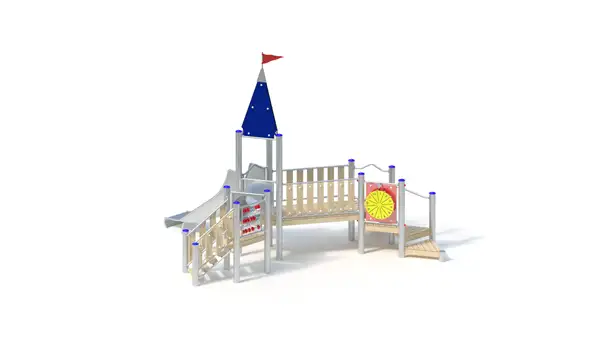 STRUCTURE DE JEUX - montants acier inoxydable KAISER & KÜHNE