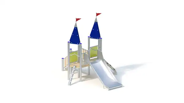 STRUCTURE DE JEUX - montants acier inoxydable KAISER & KÜHNE