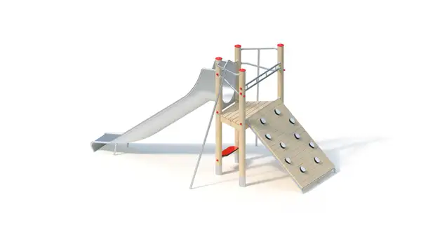 STRUCTURE DE JEUX - montants robinier lamellé-collé KAISER & KÜHNE