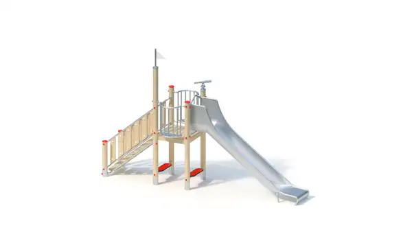 STRUCTURE DE JEUX - montants robinier lamellé-collé KAISER & KÜHNE