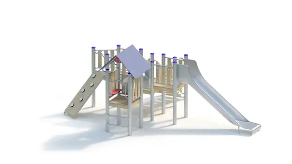 STRUCTURE DE JEUX - montants acier inoxydable KAISER & KÜHNE