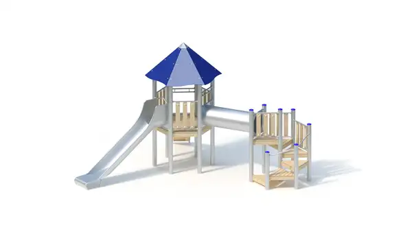 STRUCTURE DE JEUX - montants acier inoxydable KAISER & KÜHNE