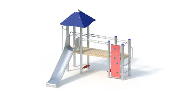 STRUCTURE DE JEUX - montants acier inoxydable KAISER & KÜHNE