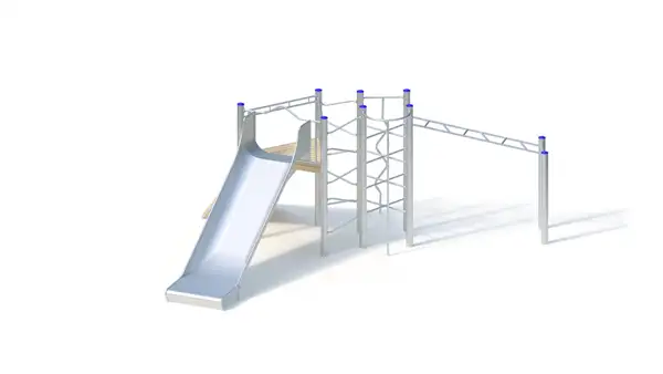 STRUCTURE DE JEUX - montants acier inoxydable KAISER & KÜHNE