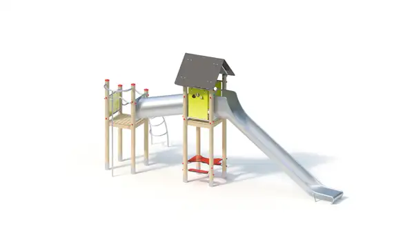 STRUCTURE DE JEUX - montants robinier lamellé-collé KAISER & KÜHNE