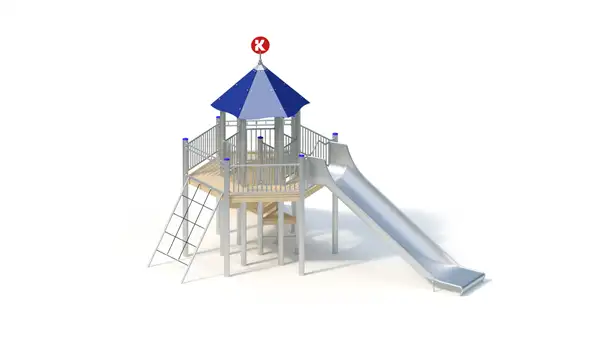 STRUCTURE DE JEUX - montants acier inoxydable KAISER & KÜHNE