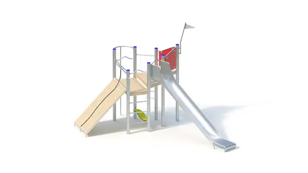 STRUCTURE DE JEUX - montants acier inoxydable KAISER & KÜHNE