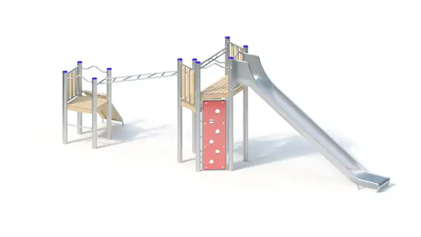 STRUCTURE DE JEUX - montants acier inoxydable KAISER & KÜHNE