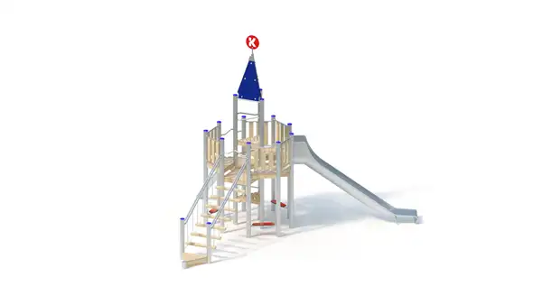 STRUCTURE DE JEUX - montants acier inoxydable KAISER & KÜHNE