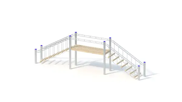 COMBINAISON DE PONTS - montants acier inoxydable KAISER & KÜHNE