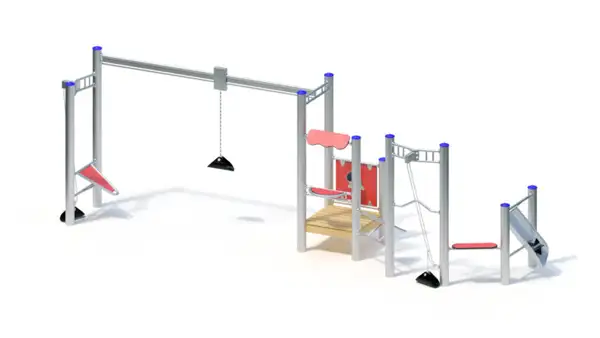 STRUCTURE DE JEU DE SABLE – montants acier inoxydable KAISER & KÜHNE