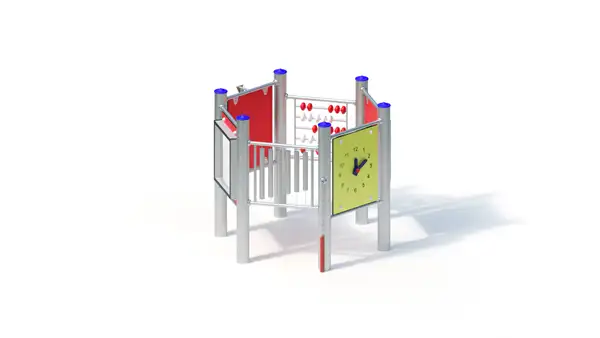 PANNEAUX LUDIQUES ROTONDE - montants acier inoxydable KAISER & KÜHNE