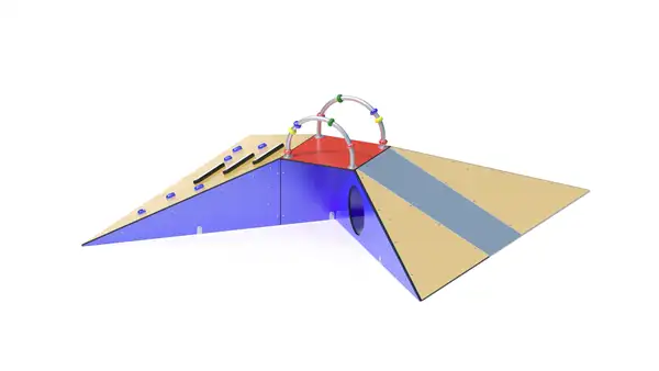 COLLINE DE JEUX AVEC SURFACE DE GLISSE KAISER & KÜHNE