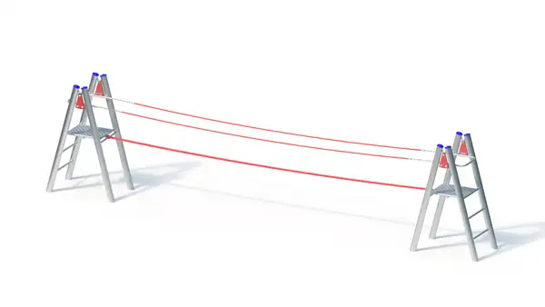 PONT D’ÉQUILIBRE - montants acier inoxydable KAISER & KÜHNE