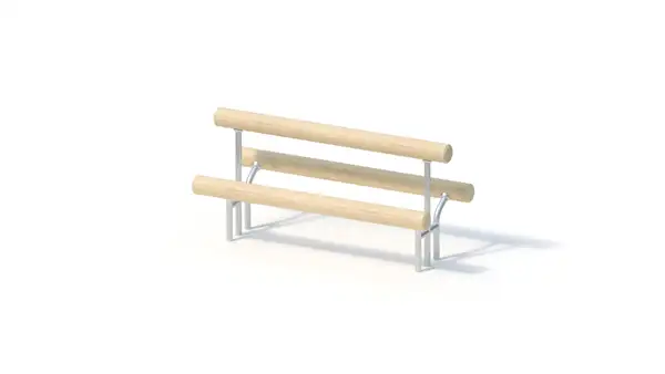 BANC ADOS DOUBLE - montants robinier lamellé-collé KAISER & KÜHNE