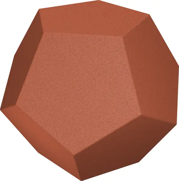 DIAMANT 450mm - SBR rouge KRAIBURG RELASTEC