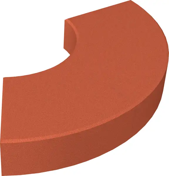 BLOC C - SBR rouge KRAIBURG RELASTEC