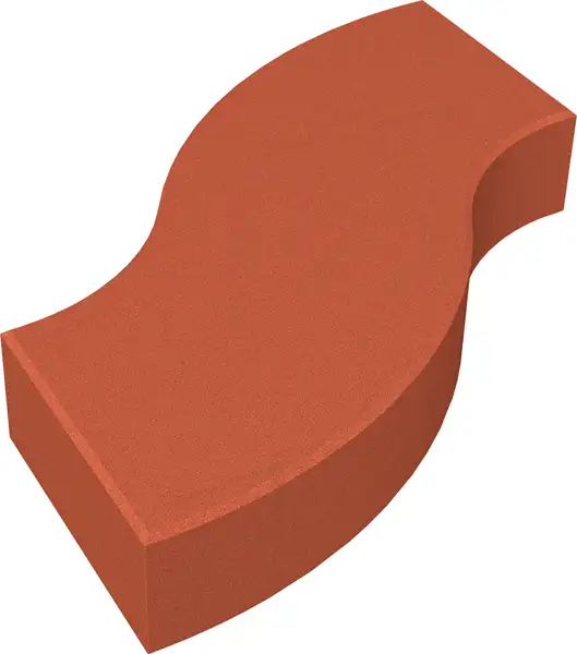 BLOC S - SBR rouge KRAIBURG RELASTEC