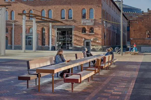 BANC AVEC ACCOUDOIRS HARADS - 180cm NOLA